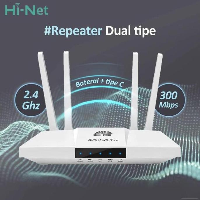 HINET  WIFI WIRELESS ROUTER 4G LTE R311 PRO 300MBPS CHARGER 2004T