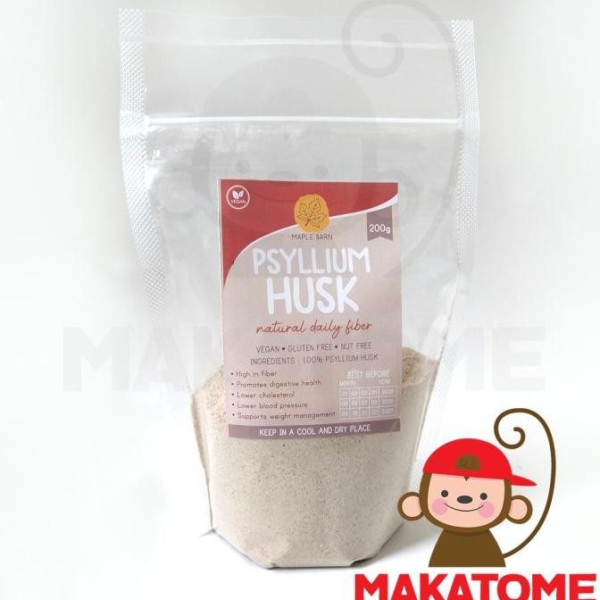 

Sale Psyllium Husk Powder Maple Barn 200Gr 200 Gr Diet Serat Alami Fibre