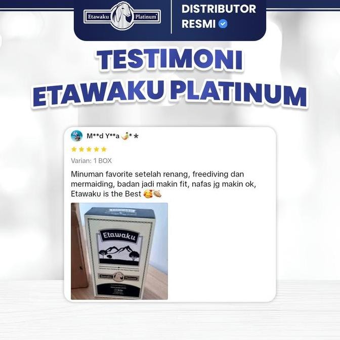 

Promo 5 Box Etawaku Platinum Bpom 100% Original @200 Gram