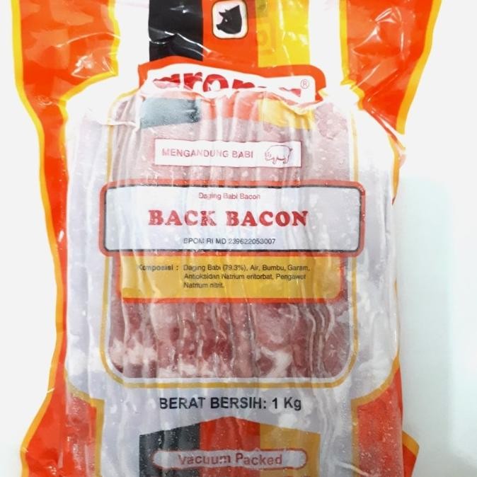 Sale Back Bacon Aroma Bali 1Kg | Daging Babi Bacon