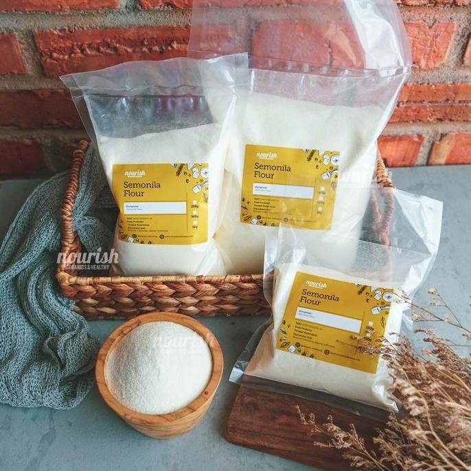 

Promo Semolina Flour / Tepung Semolina 1Kg