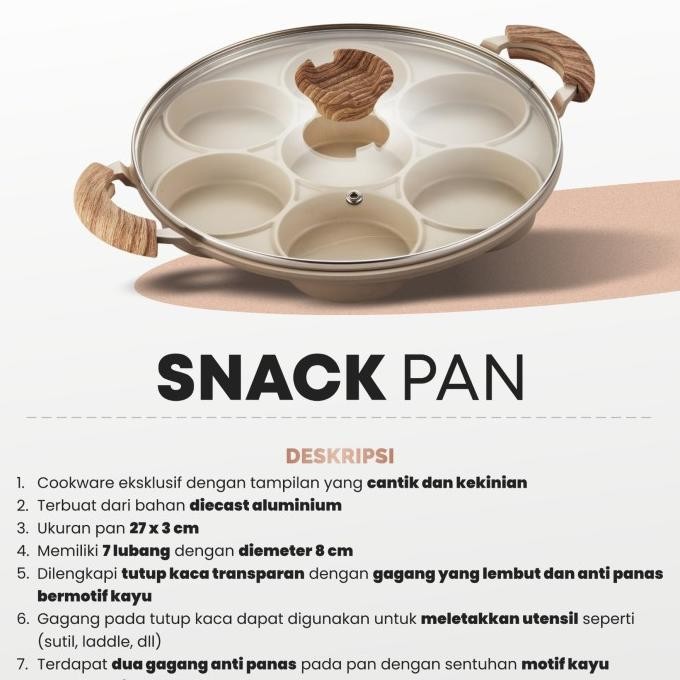 (PROMO) Snack Pan Signora | Cetakan Kue Serabi martabak apem