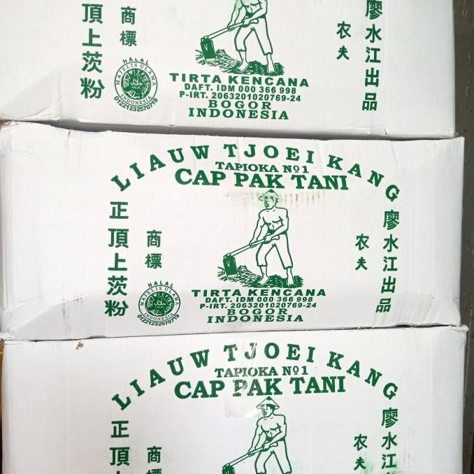 

Murah Tapioka Pak Tani Liauw Tjoei Kang 1 Dus 25 Kg