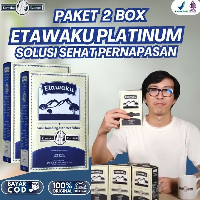 

Promo Paket 2 Box Susu Etawaku. Bantu Redakan Sesak Nafas