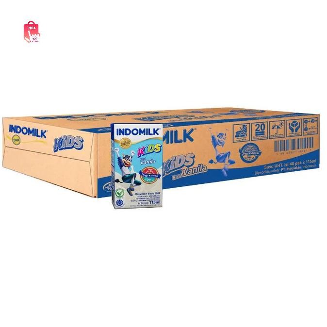 

Grosir Indomilk Kids Susu Uht - Vanilla 115Ml (1 Dus/40 Pcs)