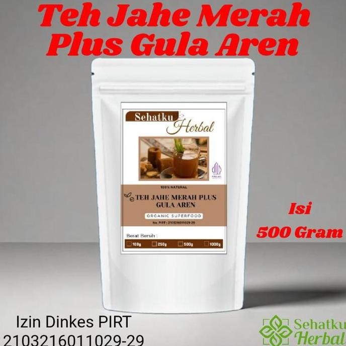 

Sale Teh Jahe Merah Gula Aren Plus Habbatussauda Isi 1Kg : Teh Jahe Merah Instan Isi 1 Kg