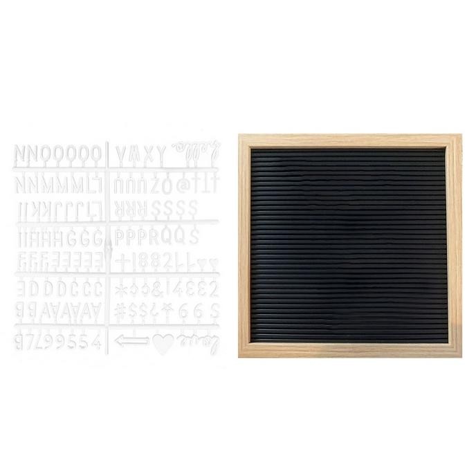 

Letter Board - Papan Nama Bayi - Felt Letter Board - Papan Tulis Custom - Letter Board Kekinian SmileGirl 25x25