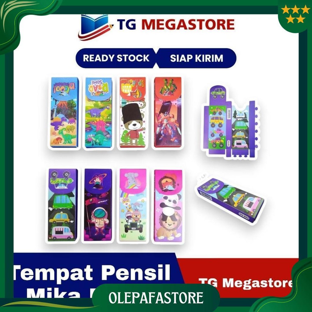 

Tempat Pensil Lucu Karakter Mika Rakit Ori