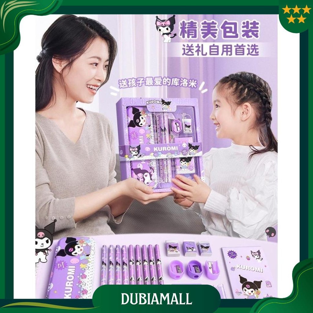 

Kotak Pensil Anak Set 7 In 1 Stationery Hadiah Anak Sanrio Alat Tulis Set Kuromi My Melody Cinnamoroll 1821 Ori