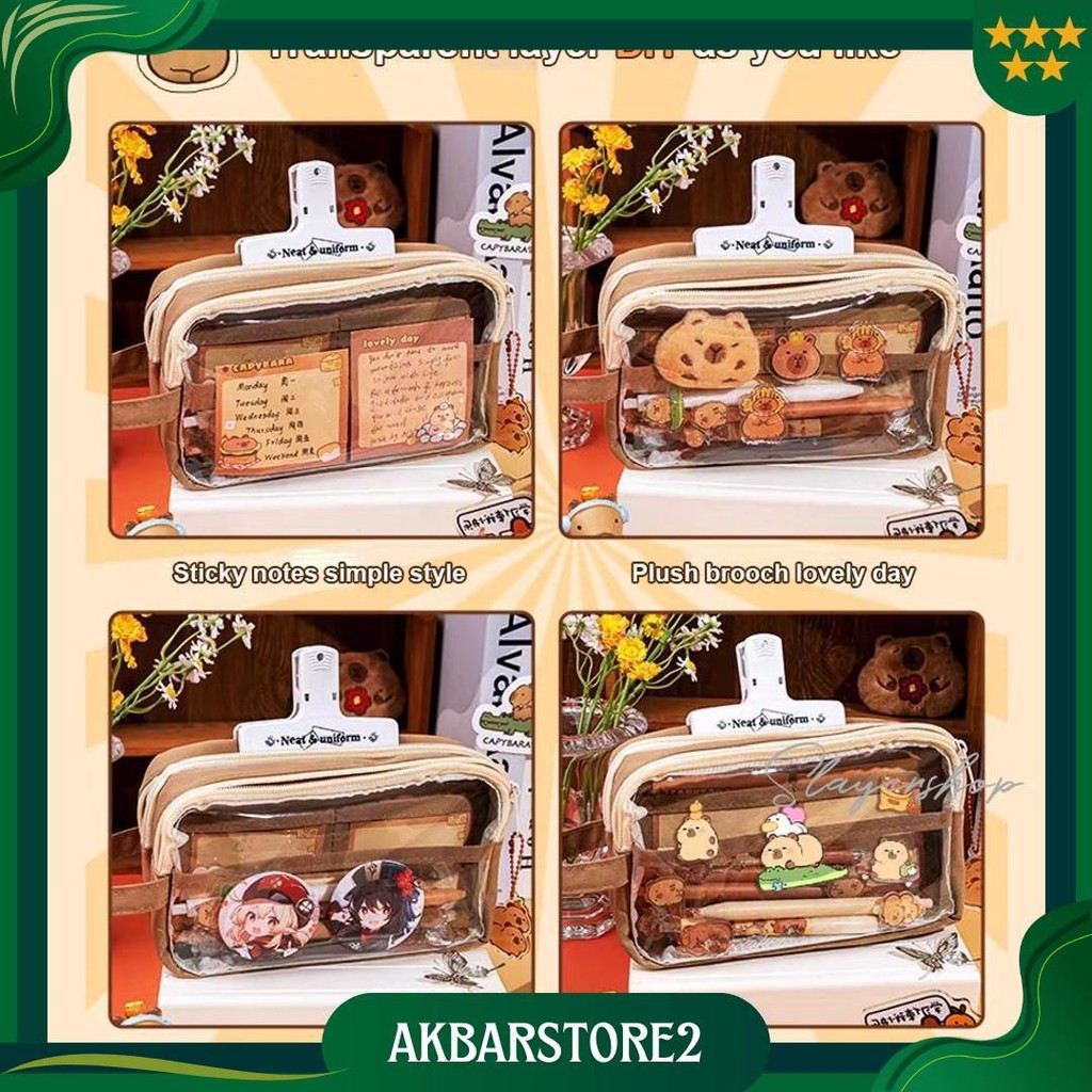 

Capybara Tempat Alat Tulis Kotak Pensil Aesthetic Tas Penatempat Pencil Tas Pensil Kapasitas Besar Promo 4.4