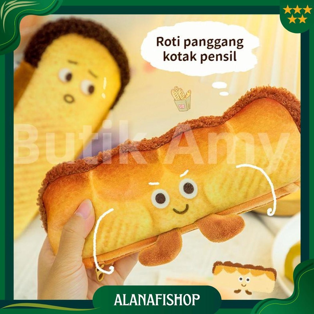 

CodTempat Pensil Kain Kotak Roti Hamburger Lucu Karakter Sekolah Aesthetic Korea Alat Tulis Kawaii Ori