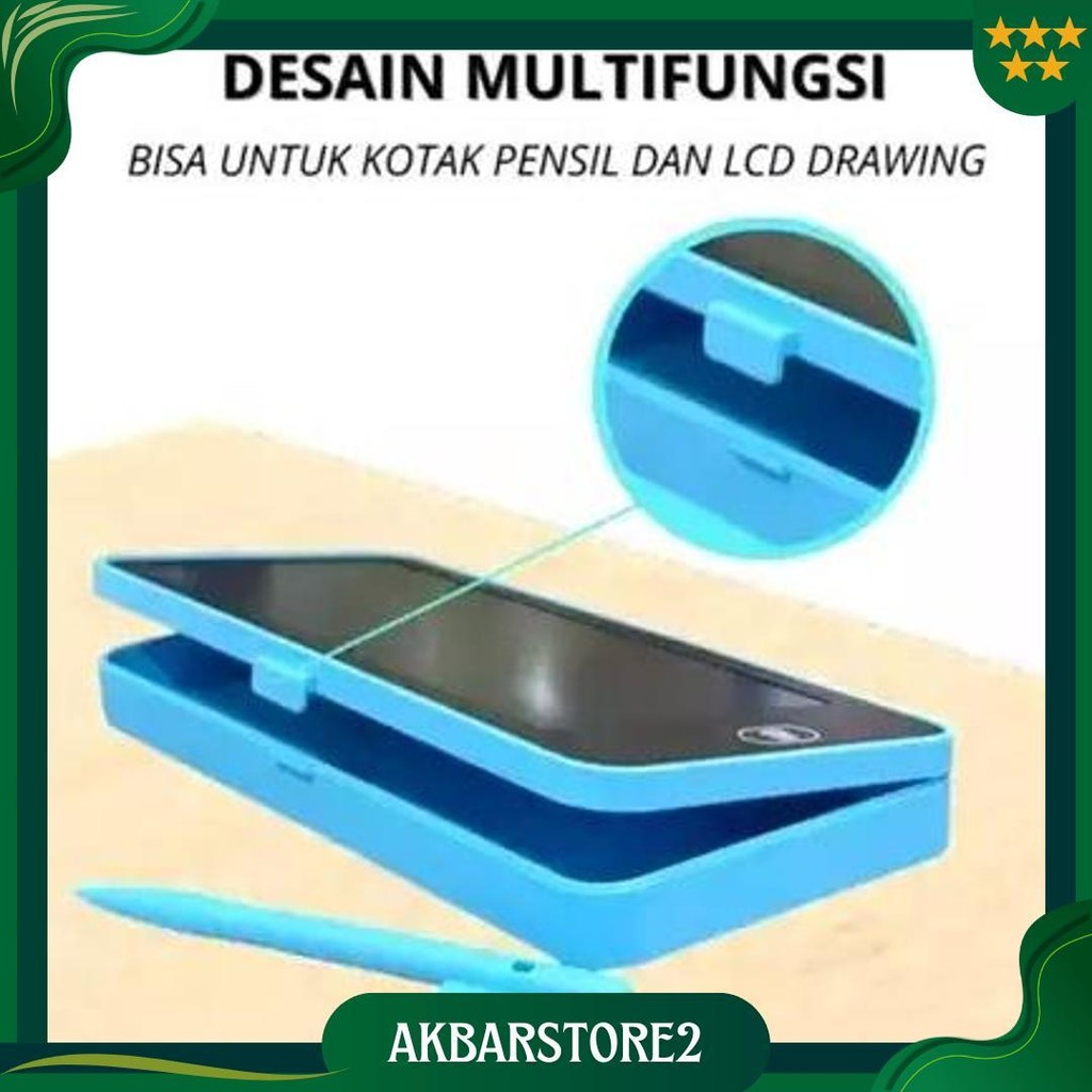 

Kotak Pensil Case Besar Lcd Writing Drawing Box Case Ukuran Besar Pencil Drawing Pad Edukasi 2In1 Gratis Ongkir
