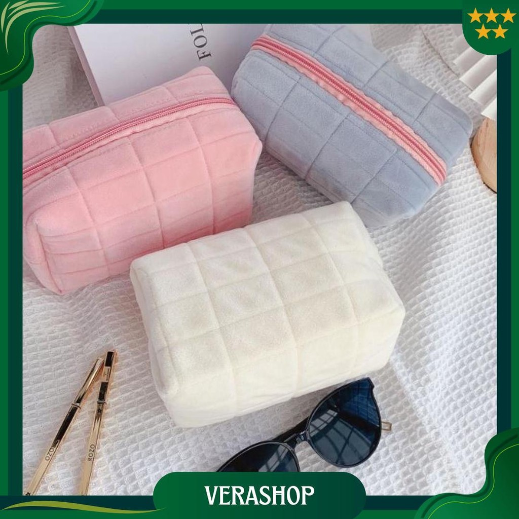 

Gratis Ongkir - T5958 Tempat Pouch Pillow Korea / Kotak Pensil Sleting Velvet Aesthetic Pastel / Kotak Pensil Bulu / Make Up Pouch Promo 4.4