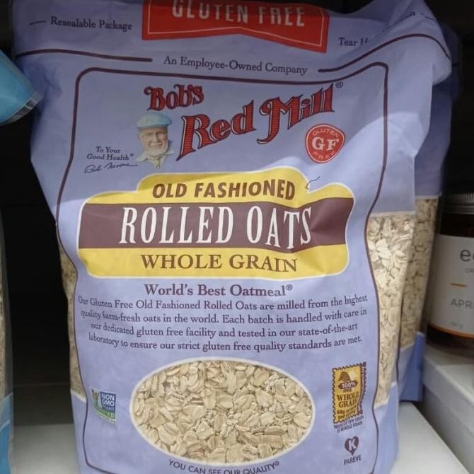 

bobs red mill gluten free old fashioned rolled oats whole grain 907gr