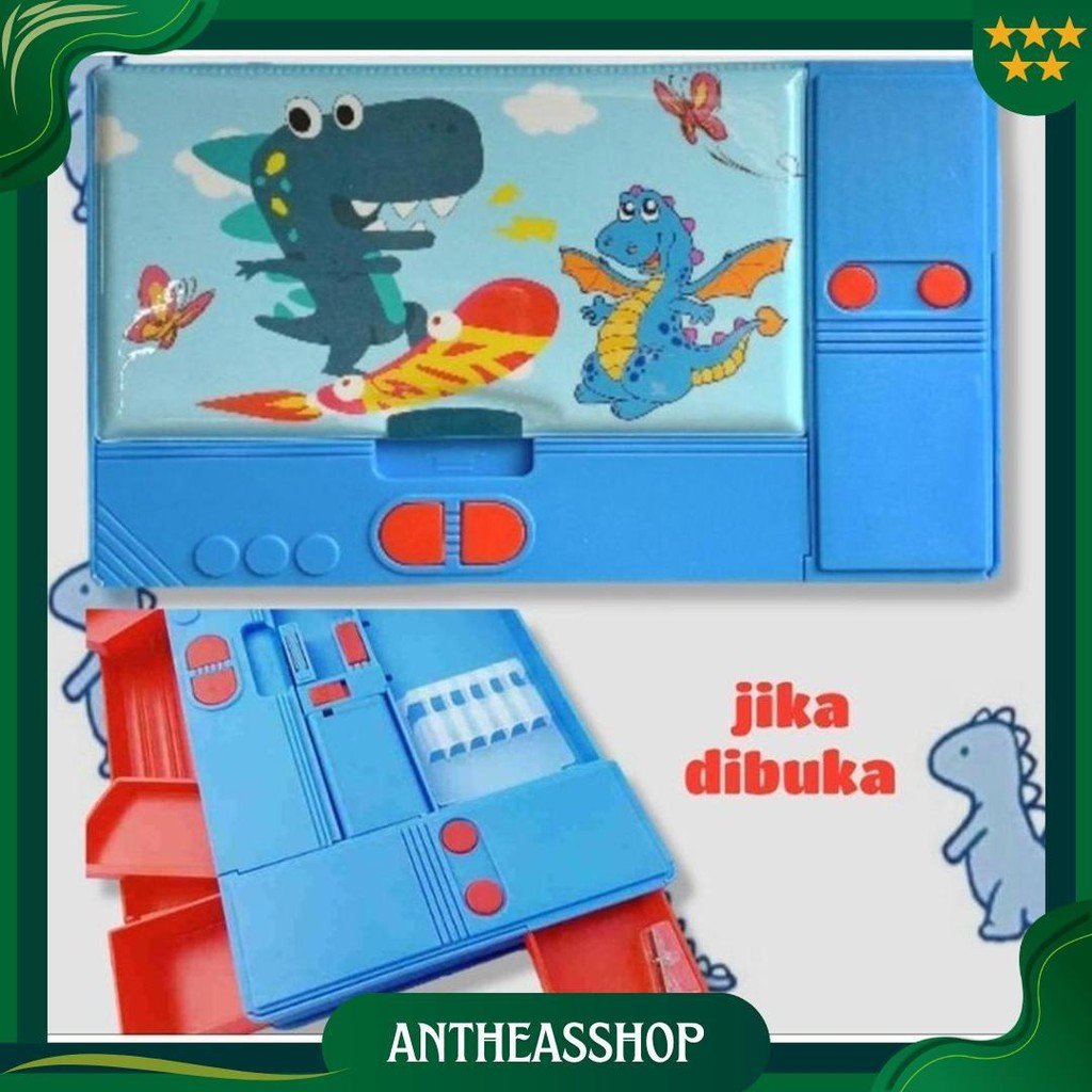 

(Magnet Jumbo) Tempat Tepak Kotak Pensil Alat Tulis Magnet Pencil Case Magnet Jumbo Untuk Anak Laki Laki Cowok Cod