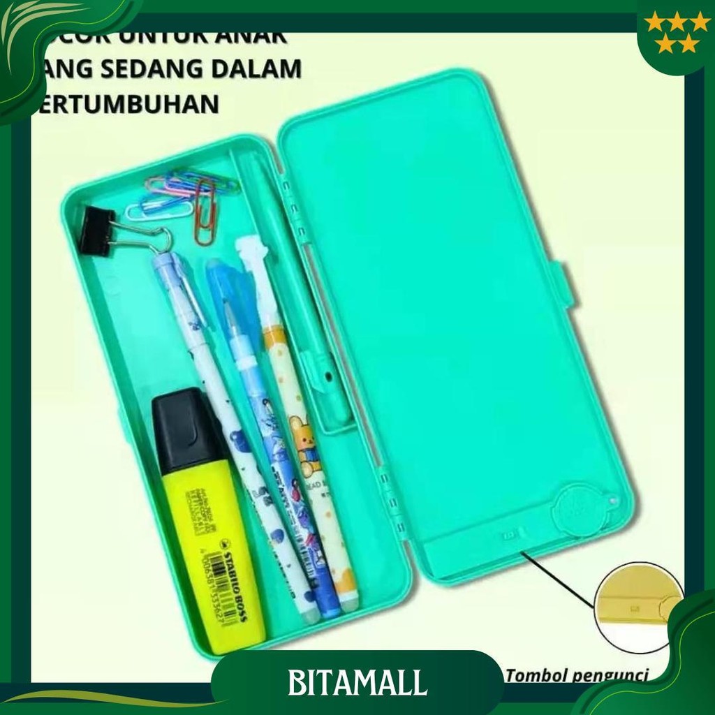 

Kotak Pensil Anak 2 In 1 Pen Case Writing Pad Tempat Pencil Gambar Best Seller