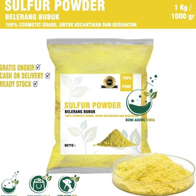 

Murah Sulfur Powder Belerang Bubuk 1 Sak 25Kg
