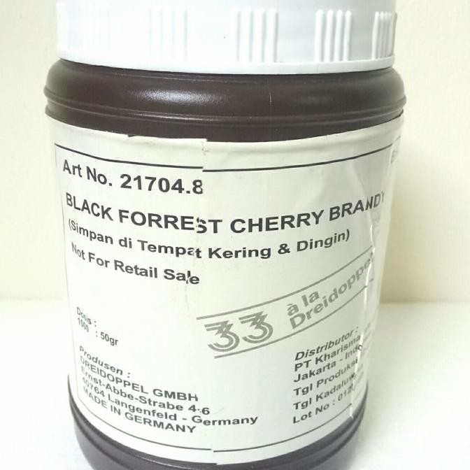 

Murah Dreidoppel Black Forest Cherry Brandy /Kirsch Wasser /Kirschwasser 1Kg