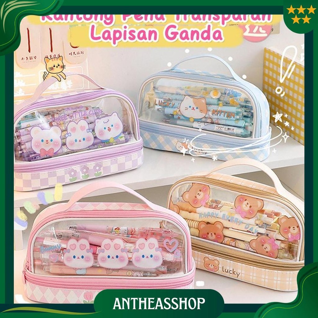 

Mumystation Tas Alat Tulis Transparan Berkapasitas Besar Tempat Pensil Murid Lucu Kotak Pensil Anak Promo