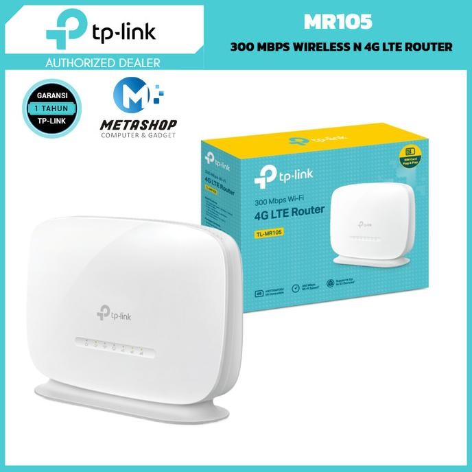 Tp-Link Tl-Mr105 300 Mbps Wireless N 4G Lte Router Wifi Internal Antennas Simcard Modem Tplink Co