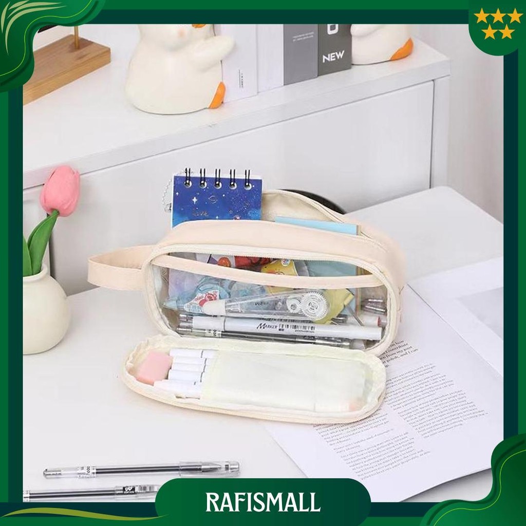

Eeghrerr Pencil Cases Large Capacity Pencil Bag Tas Pena Tempat Kotak Pensil Aesthetic Promo 4.4
