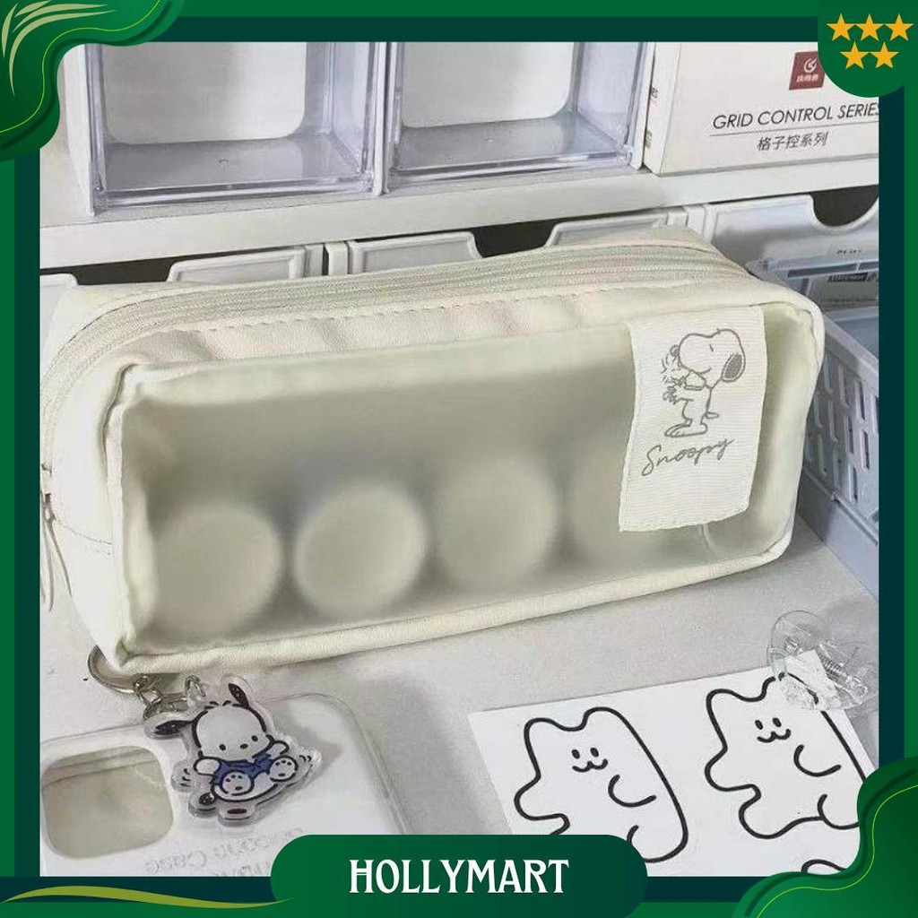 

Kantong Pena Cute Large Capacity Pencil Case Transparent Pencil Case Kotak Pensil Siswa Pensil Pouch Make Up Promo 4.4