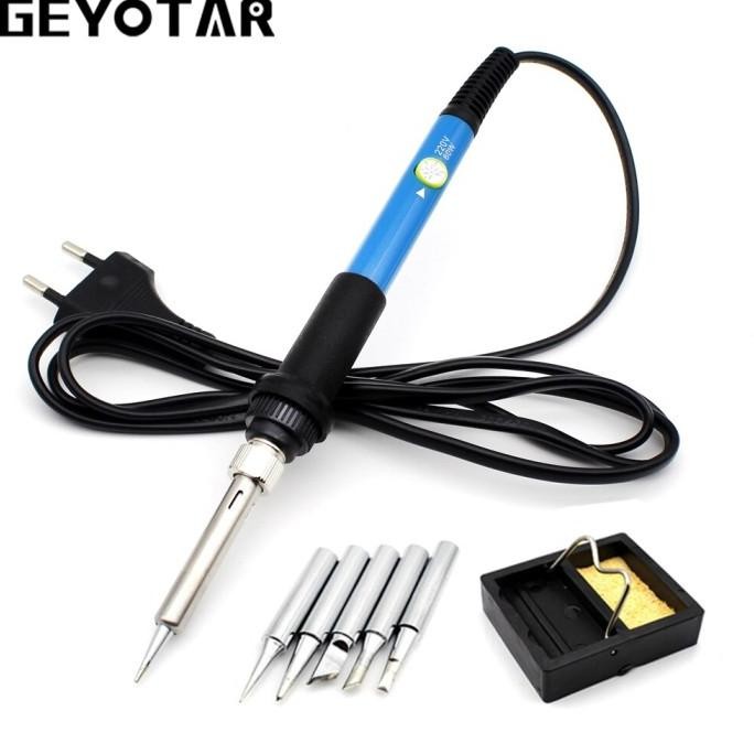Grosir Peralatan Solder Listrik Kit 60W 220V Soldering Tool Kit Lengkap