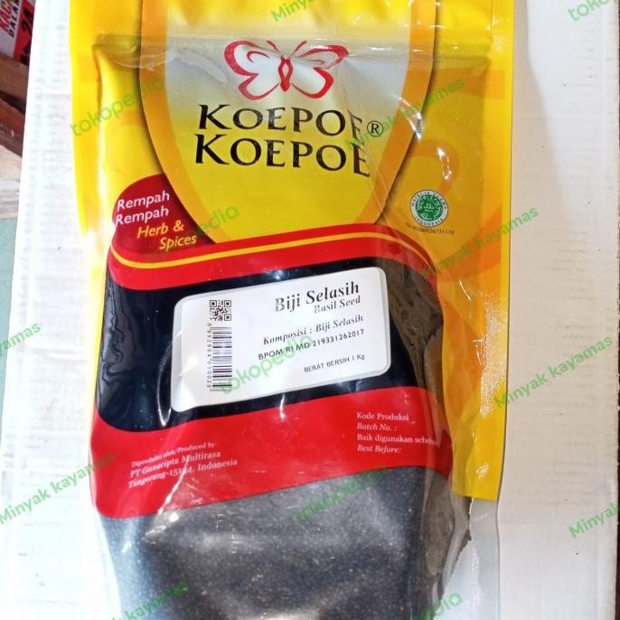 

Grosir Biji Selasih Koepoe Koepoe 1 Kg