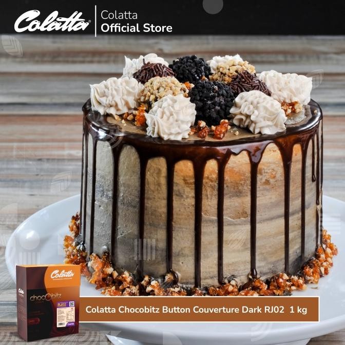

Murah Colatta Chocobitz Button Couverture Dark Rj02 1Kg