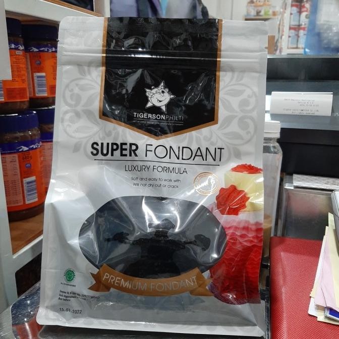 

Promo Tigerson Super Fondant Hitam 1Kg, Pelapis Kue, Cake Decor & Hias