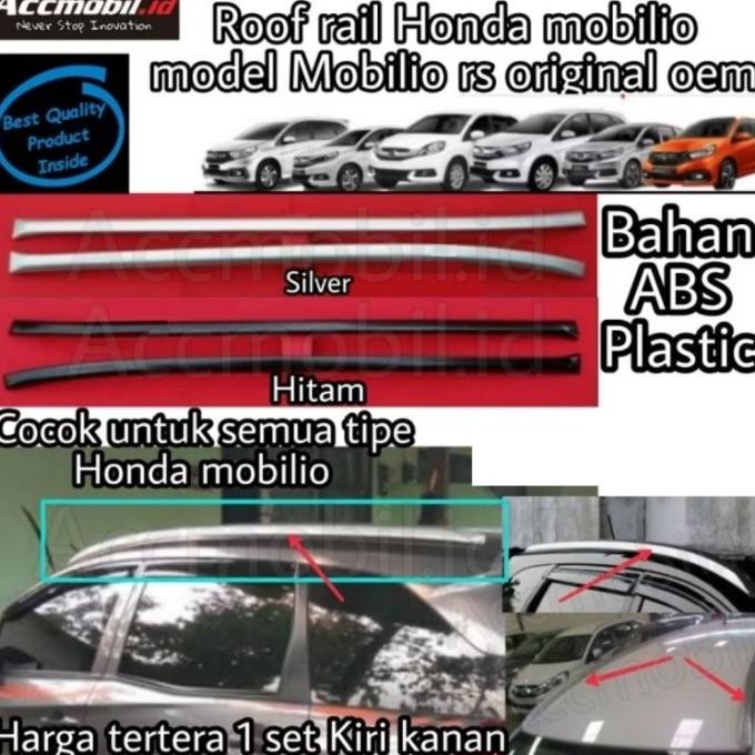 // Roof Rail Honda Mobilio Model Mobilio Rs Original Oem Roofrail //