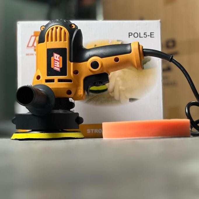 Sale Iwa Mesin Poles Body Mobil Body Motor Mesin Polisher 5" ( Termasuk Busa Poles & Kain Wols )