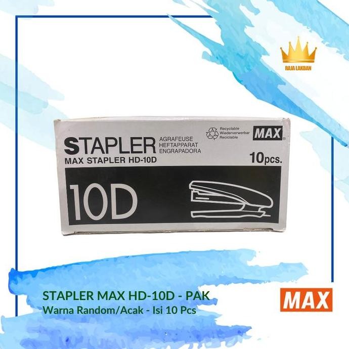 

STAPLER STAPLES HEKTER CEKREKAN MAX HD-10D - PAK 10 PCS ORIGINAL DAN TERPERCAYA