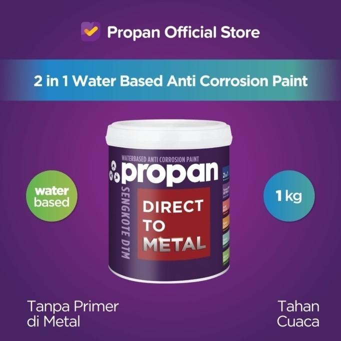 HARGA DISC - Propan SENGKOTE SK-950 WB Cat Anti Untuk Karat Logam / Seng 1Kg