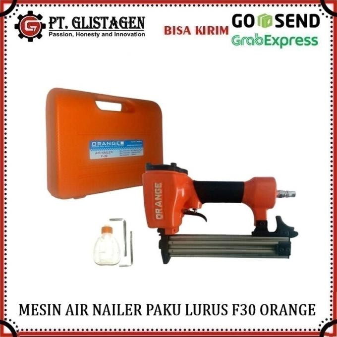 

MESIN AIR NAILER GUN STAPLES ANGIN PAKU TEMBAK F30 STAPLER ORANGE ORIGINAL DAN TERPERCAYA