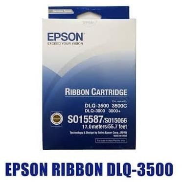 Ribbon Cartridge Epson Dlq-3000 Dlq-3500 Dlq-3500+ Pita Ori S015587 Co