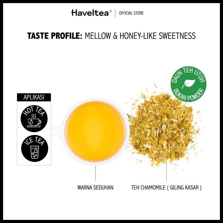 

Pure Chamomile | Big Tin | Haveltea | Floral Tea | Sleep Anxiety Aid Original Best Seller
