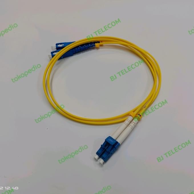 PATCH CORD SC TO LC 1 METER DUPLEX/ KABEL OPTIK LC TO SC 1M SINGLEMODE