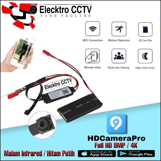 TERLARIS Spy Cam Mini Wifi / IP 1080P 4K Hidden Spy Camera CCTV