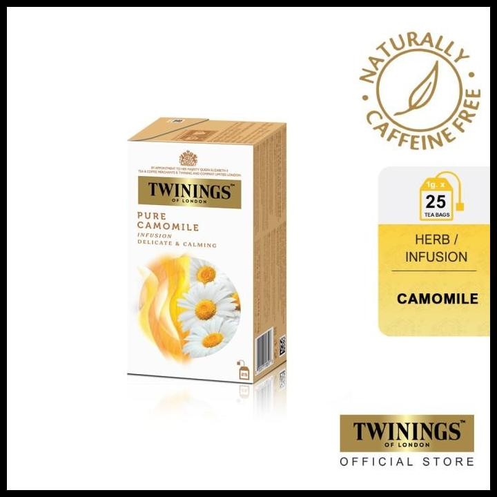 

Twinings Teh Celup Pure Camomile 25X1Gr Original Best Seller
