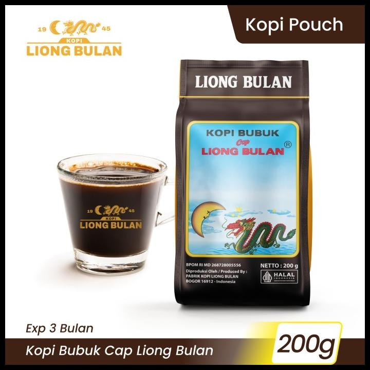 

Kopi Liong Bulan 200 Gr (Isi 2 Pcs) Tanpa Gula Original Best Seller