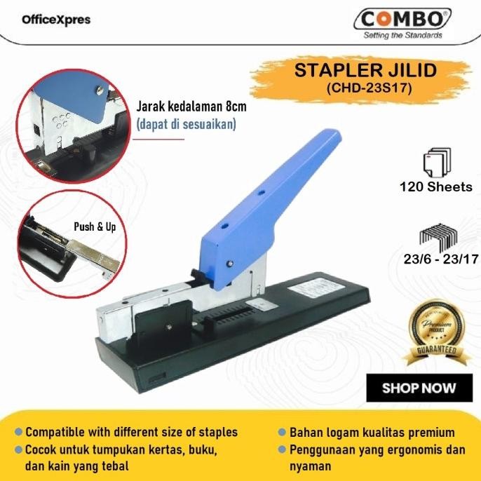 

STAPLER JILID 23S17 COMBO ORIGINAL DAN TERPERCAYA