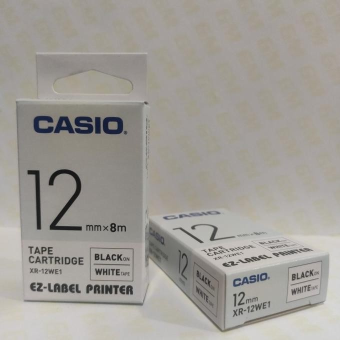 

Casio Pita Label 12Mm Black On White Tape Ez-Label Printer Co