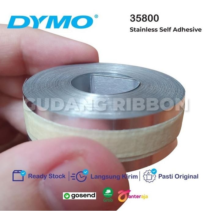 

Dymo 3D Embossing Label Tape Pita Alumunium 35800 For Rhino M 1011 Co