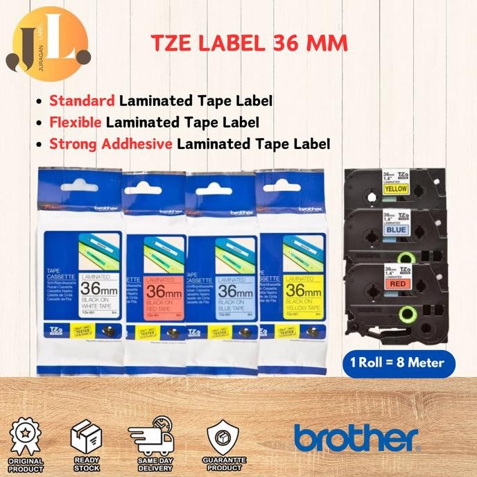 

Label Brother 36Mm Tze-261 661 Sm961 Pt-P900W P950Nw E800T E850Tkw Co