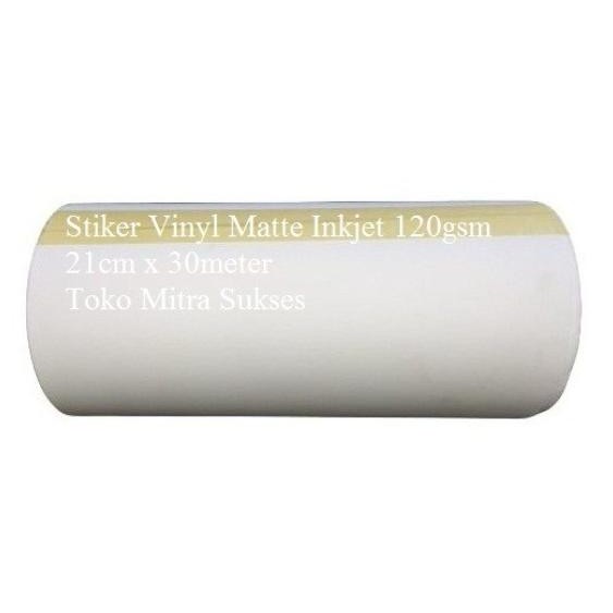

Stiker Vinyl Matte Inkjet A4 Roll - 21cm x 30m murah