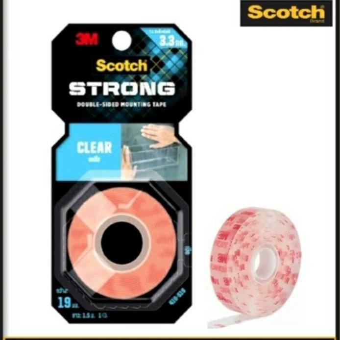 

Double tape 3M clear strong 410-S19 extreme murah