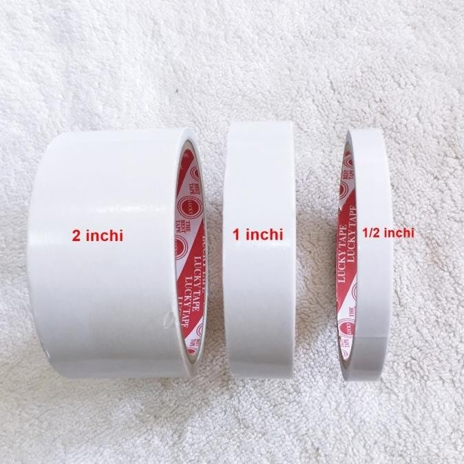 

Double Tape TBL LUCKY 24MM , 48MM x 14 METER murah