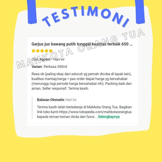 

Garjus Herbal Jamu bawang putih tunggal kualitas super terbaik 350 ml [terbaik]