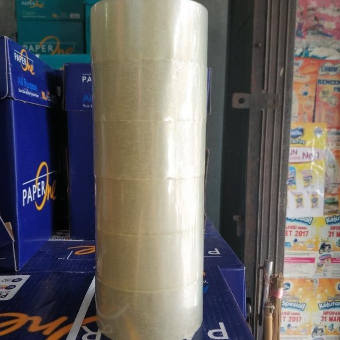 

Lakban Bening Goldtape 2 inch ( isi 6 pcs / 1 slop ) murah